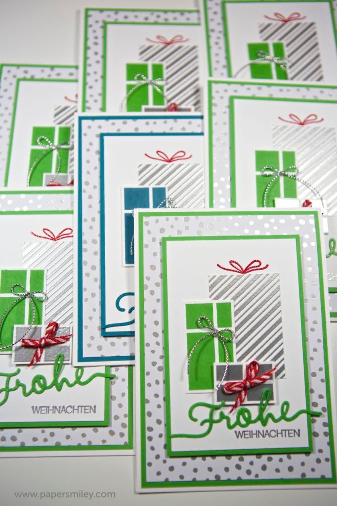 Weihnachts-Geschenke-Karten mit Stampin Up!